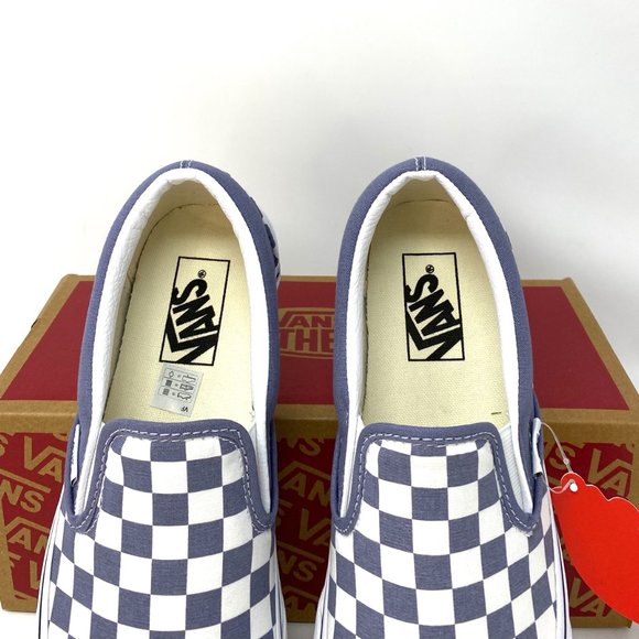 SANTA’S DEAL 🎄 ANS  Classic Slip-On Checkerboard Canvas Men's 8.5 = Women's 10 - Picture 5 of 9
